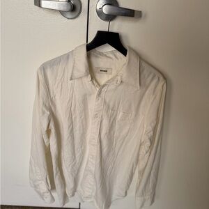 Buck Mason White Button-Up Shirt